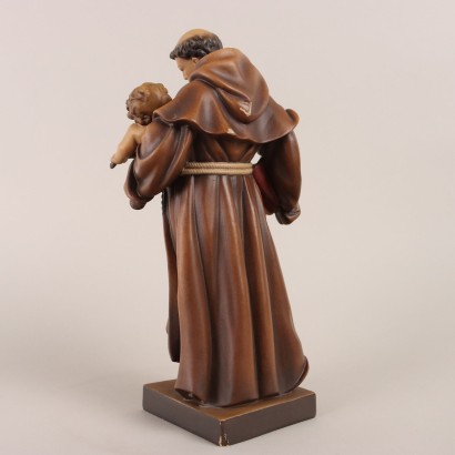 Wooden Statue of Saint Anthony from
