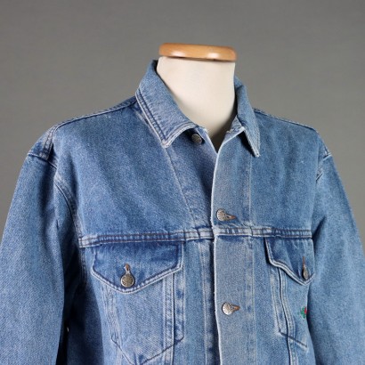 El Charro Giacca di Jeans Uomo Vintage