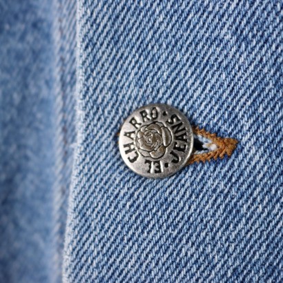 El Charro Giacca di Jeans Uomo Vintage