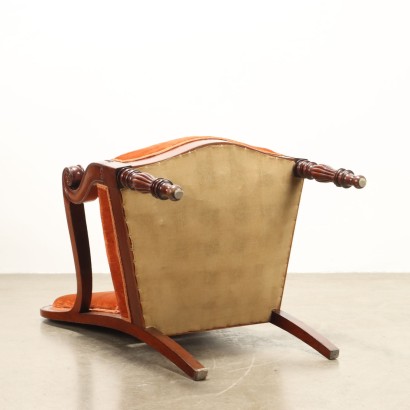 Paar Schlafzimmersessel, Zwei Louis Philippe-Sessel