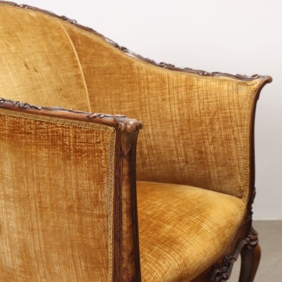 Coppia poltrone chippendale,Coppia Poltrone in Stile Chippendale
