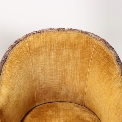 Coppia poltrone chippendale,Coppia Poltrone in Stile Chippendale
