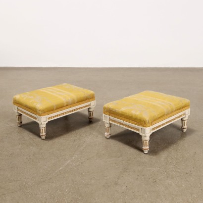 Coppia poltrone con poggia piedi,Coppia Poltrone con Poggia Piedi in St