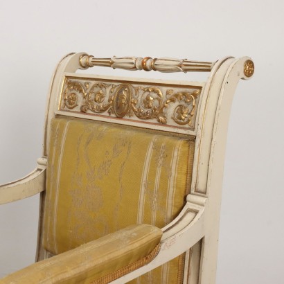 Coppia poltrone con poggia piedi,Coppia Poltrone con Poggia Piedi in St