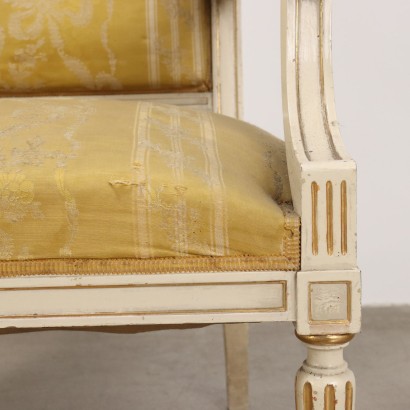 Coppia poltrone con poggia piedi,Coppia Poltrone con Poggia Piedi in St