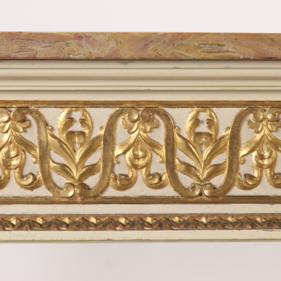 Coppia consolle laccate e dorate,Coppia Consolle in Stile Neoclassico
