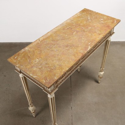 Coppia consolle laccate e dorate,Coppia Consolle in Stile Neoclassico