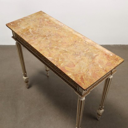 Coppia consolle laccate e dorate,Coppia Consolle in Stile Neoclassico