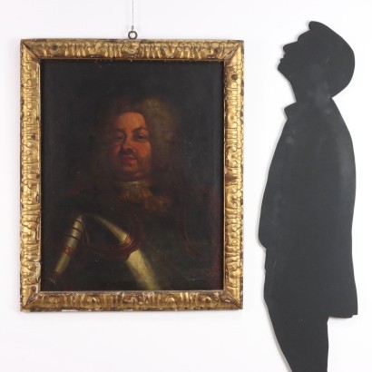 Peinture Portrait d'un noble en armure, Portrait d'un noble en armure, Peinture Portrait d'Antoine Farnèse