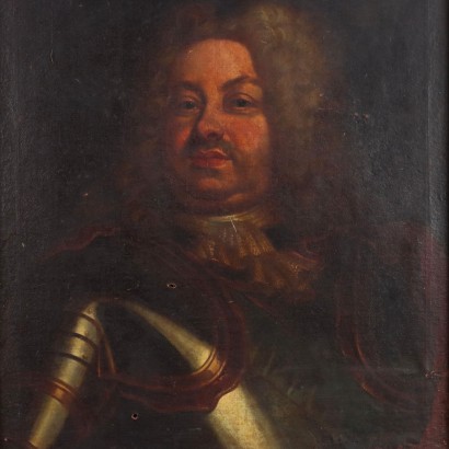 Peinture Portrait d'un noble en armure, Portrait d'un noble en armure, Peinture Portrait d'Antoine Farnèse