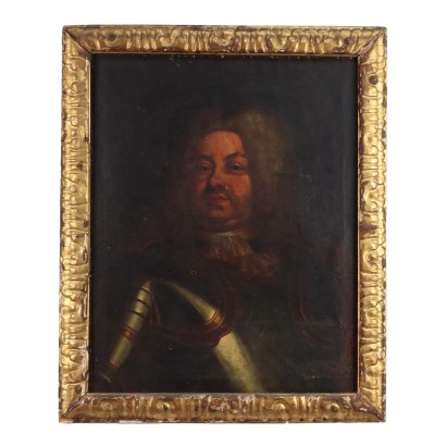 Peinture Portrait d'un noble en armure, Portrait d'un noble en armure, Peinture Portrait d'Antoine Farnèse