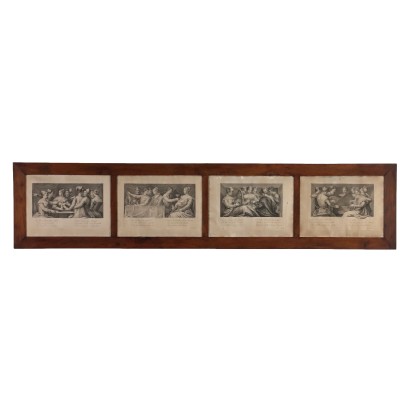 Quattro Incisioni di Bartolomeo Crivellari