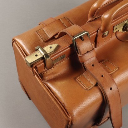 Maleta vintage de cuero inglesa