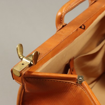 Maleta vintage de cuero inglesa