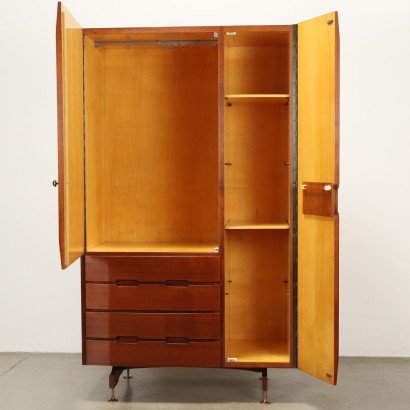 1960er Teakholz-Garderobenschrank, 1960er Teakholz-Garderobenschrank, 1960er Teakholz-Garderobenschrank, 1960er Teakholz-Garderobenschrank