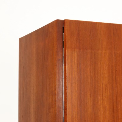 1960er Teakholz-Garderobenschrank, 1960er Teakholz-Garderobenschrank, 1960er Teakholz-Garderobenschrank, 1960er Teakholz-Garderobenschrank