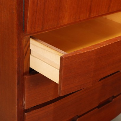 1960er Teakholz-Garderobenschrank, 1960er Teakholz-Garderobenschrank, 1960er Teakholz-Garderobenschrank, 1960er Teakholz-Garderobenschrank