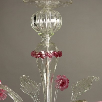 Lampadario,Lampadario Veneziano in Vetro Soffiato
