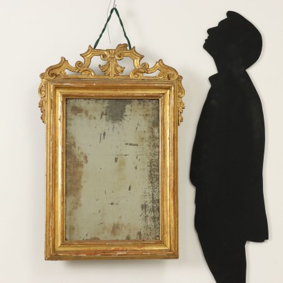 Spiegel, Goldener Holzspiegel