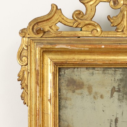 Spiegel, Goldener Holzspiegel