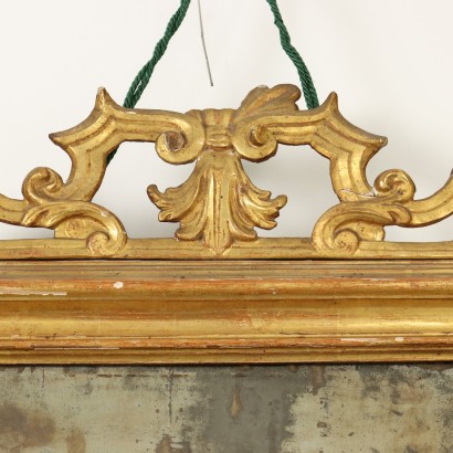 Spiegel, Goldener Holzspiegel