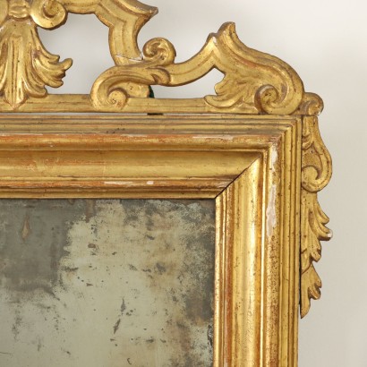 Spiegel, Goldener Holzspiegel