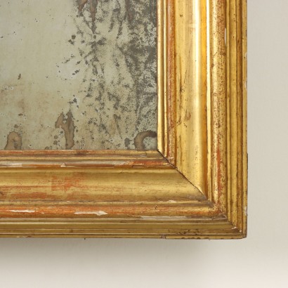 Spiegel, Goldener Holzspiegel