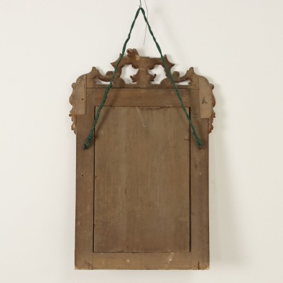 Spiegel, Goldener Holzspiegel