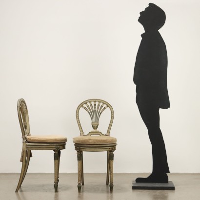 Pair of chairs in neoclassical style