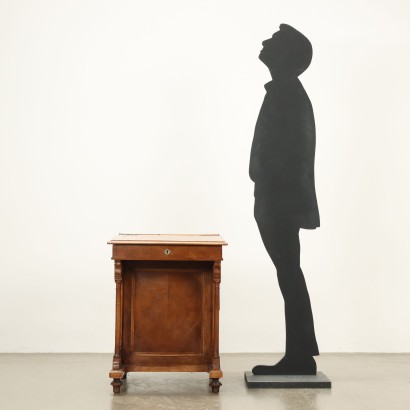 Writing desk, Davenport writing desk in walnut, Davenport writing desk in walnut