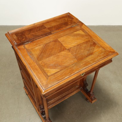 Writing desk, Davenport writing desk in walnut, Davenport writing desk in walnut