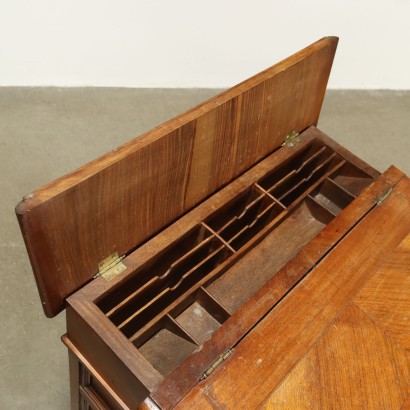 Writing desk, Davenport writing desk in walnut, Davenport writing desk in walnut