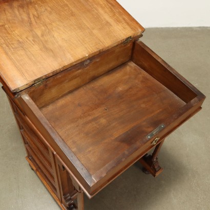 Writing desk, Davenport writing desk in walnut, Davenport writing desk in walnut