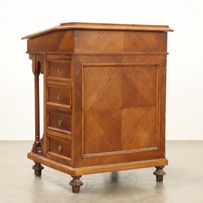 Writing desk, Davenport writing desk in walnut, Davenport writing desk in walnut