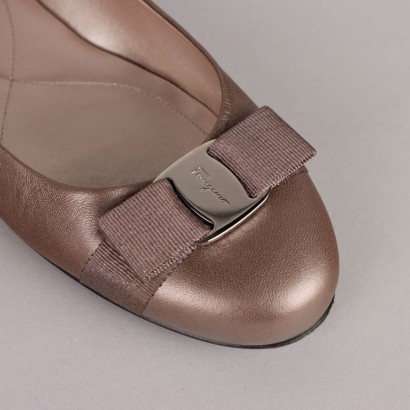 Ferragamo Ballerine Rosa Antico