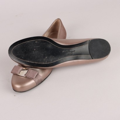 Ferragamo Ballerine Rosa Antico