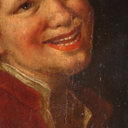 Malen mit lachendem Gesicht