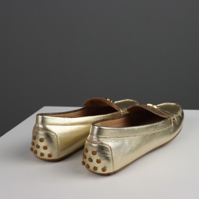 Ralph Lauren Gold Loafers