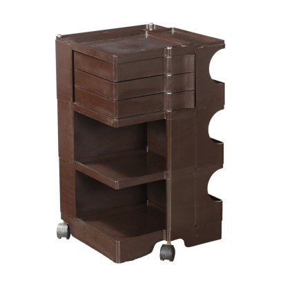 Carrito negro 'Boby' de Joe Colombo para Bieffeplast