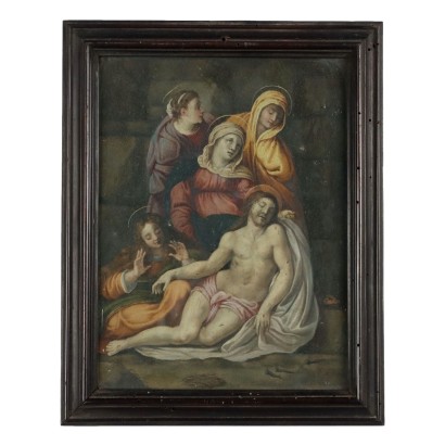 Pintura Lamentación sobre Cristo Muerto