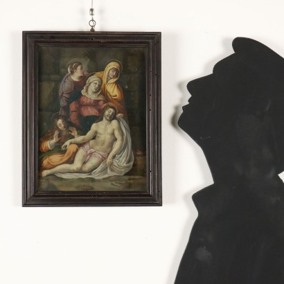 Pintura Lamentación sobre Cristo Muerto
