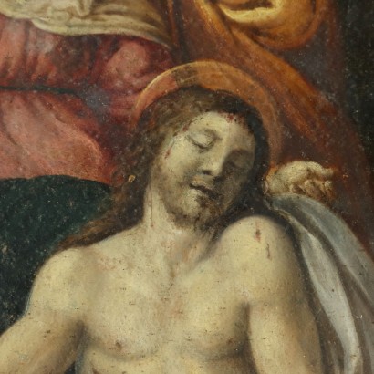 Pintura Lamentación sobre Cristo Muerto
