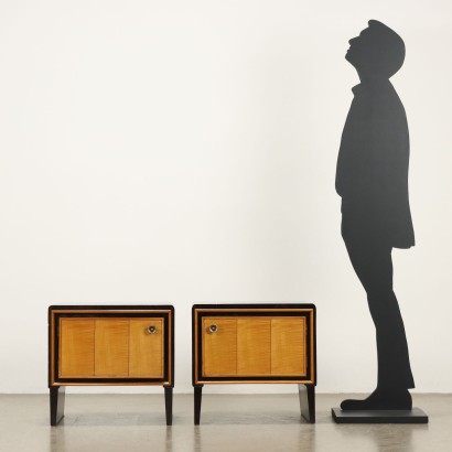 Coppia di Comodini Anni 30-40,Coppia di Comodini Anni 30-40,Coppia di Comodini Anni 30-40,Coppia di Comodini Anni 30-40