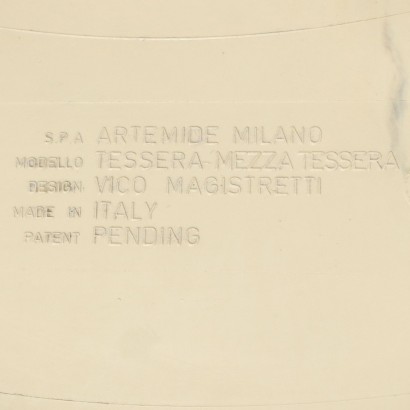 Tavolo 'Tessera - Mezza Tessera,Vico Magistretti,Vico Magistretti,Tavolo 'Tessera' Artemid,Vico Magistretti,Vico Magistretti