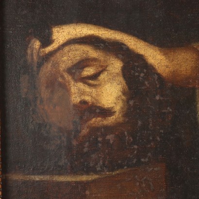 Peinture de David avec la tête de Goliath