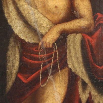 Peinture de David avec la tête de Goliath