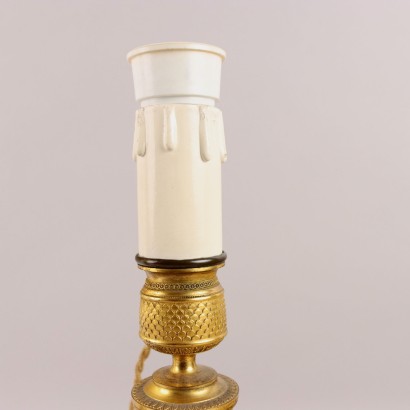 Coppia di Candelieri in Bronzo Dorato
