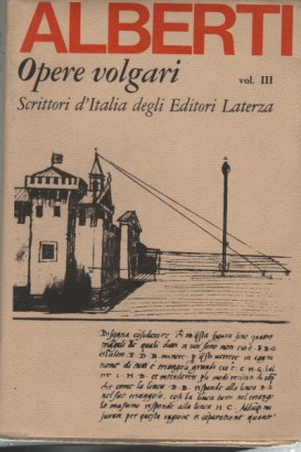 Opere volgari (Volume terzo)