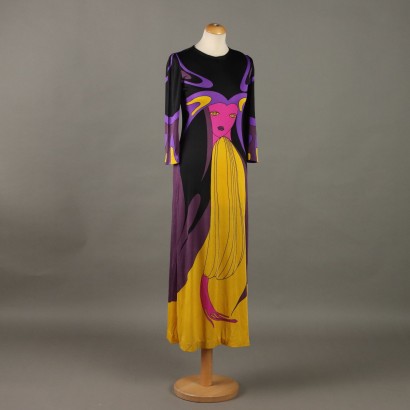 Louis Feraud Paris Abito Vintage in Jersey