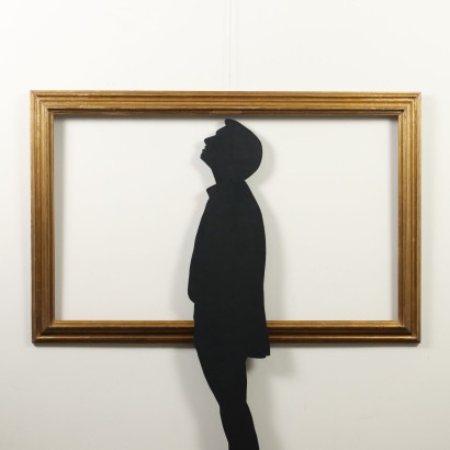 Marco dorado de principios del siglo XX, marco de estilo barroco